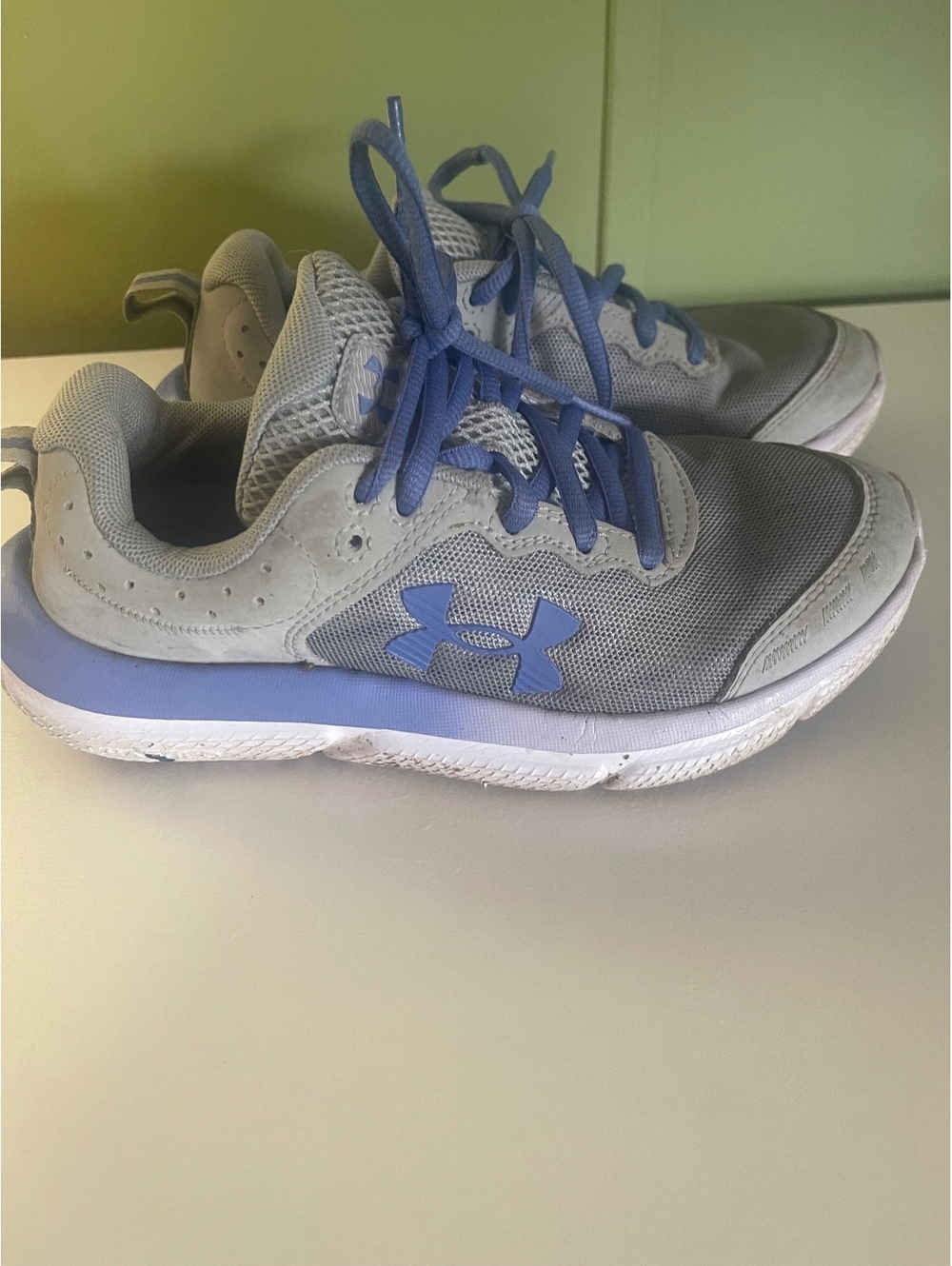 Kids under armor sneakers
